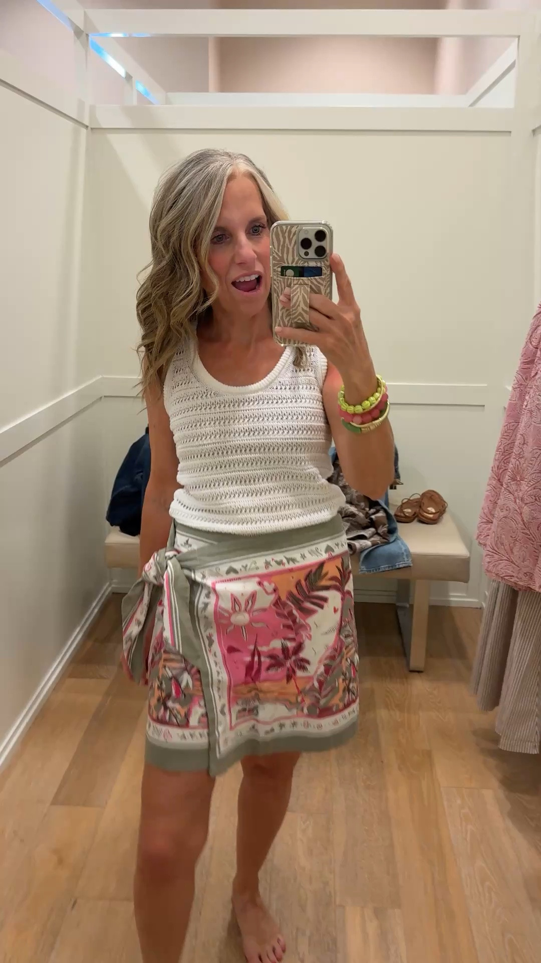 ADORABLE skort with matching top available. Wearing size 2 and XS sweater


#LTKootd #LTKOver40 #LTKTravel