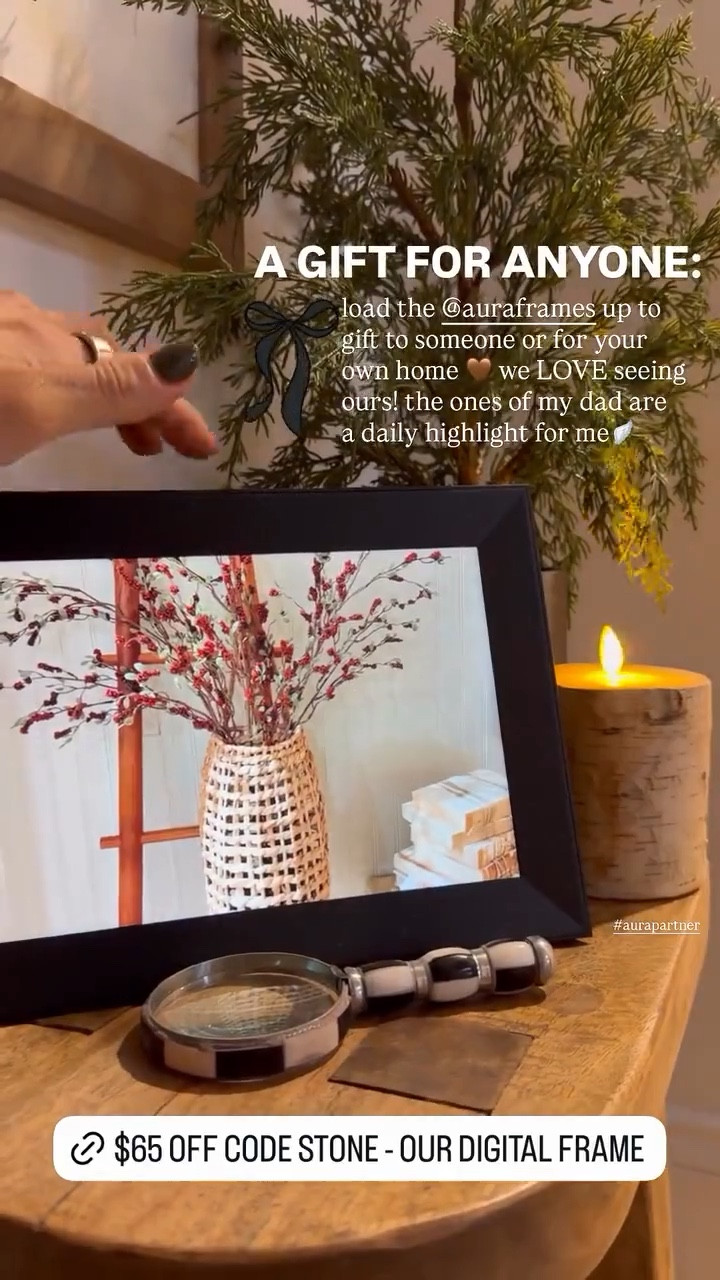 Truly a gift for anyone! Load your Aura frame up to gift to someone or for your own home 🤎 we LOVE seeing ours! the ones of my dad are a daily highlight for me🪽

Gift ideas / holiday gifting / gift guide / Holley Gabrielle 

#LTKHoliday #LTKCyberWeek #LTKGiftGuide