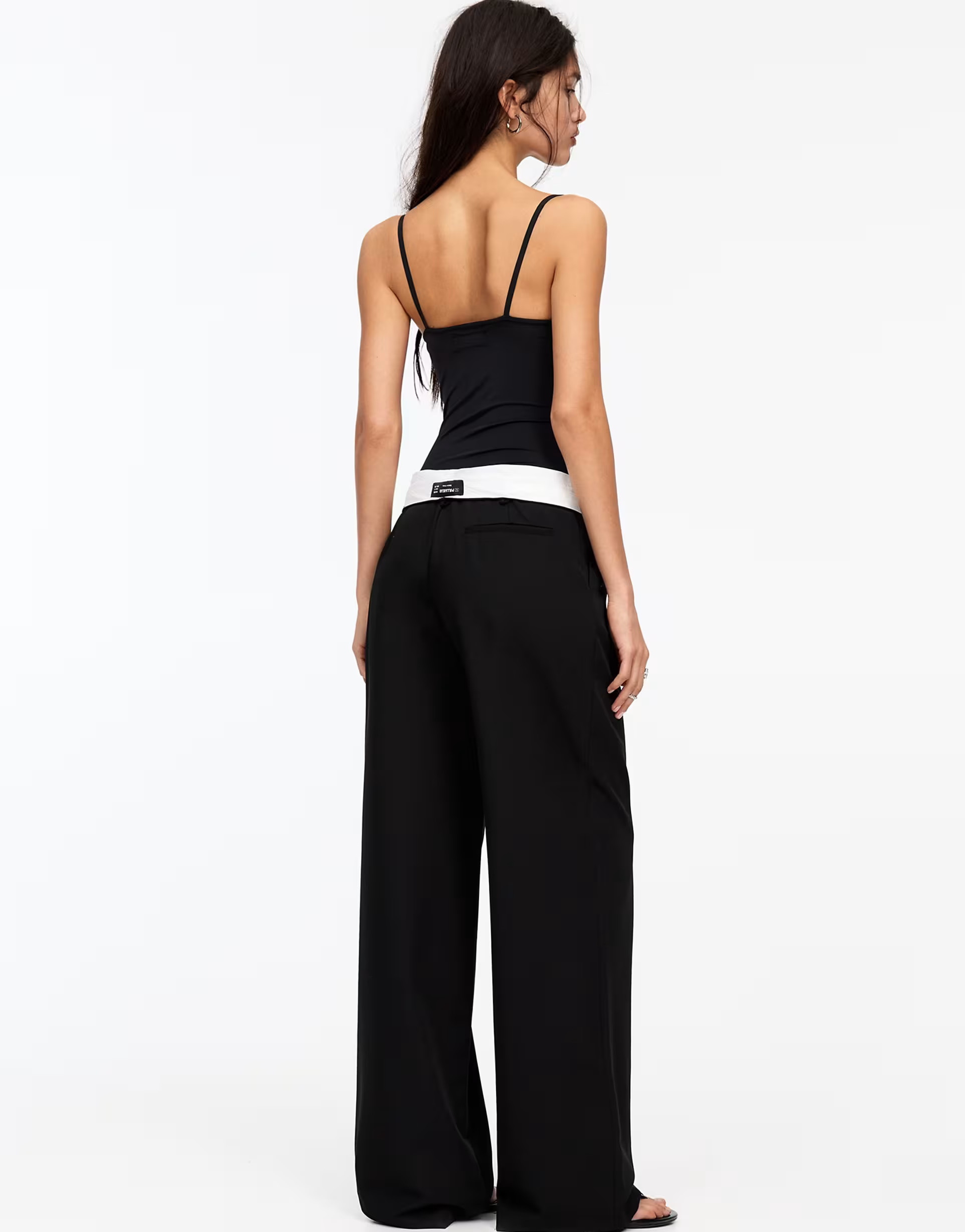 Pull&Bear strappy polyamide bodysuit in black | ASOS (Global)