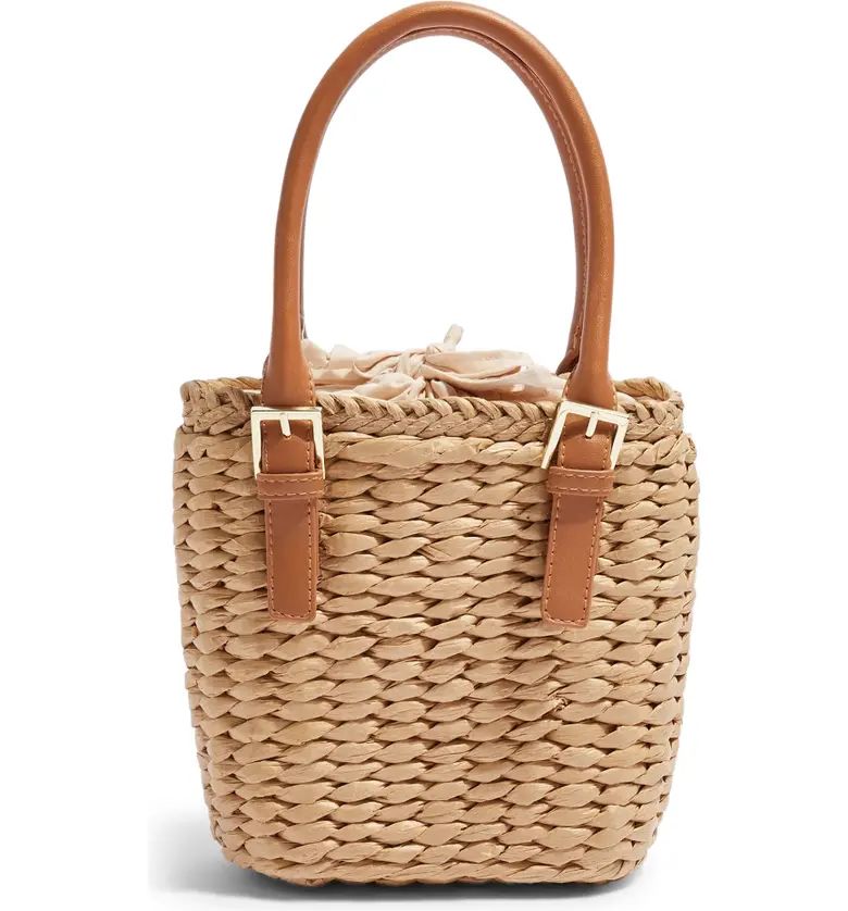 Topshop Sandy Straw Mini Grab Bag | Nordstrom | Nordstrom