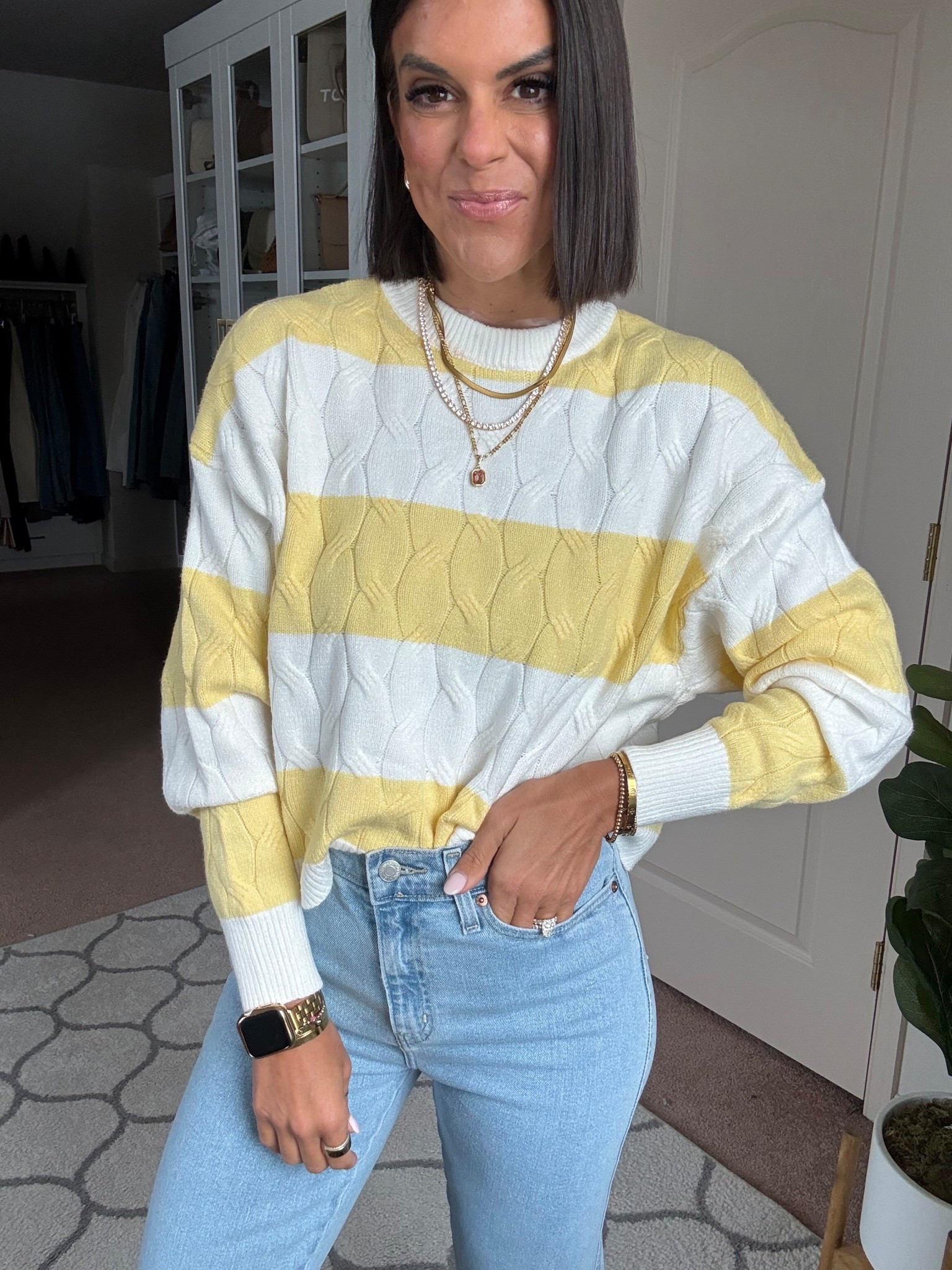 The perfect Walmart sweater!!! Size small.
Size 2 in jeans 

#LTKSaleAlert #LTKgrwm #LTKSeasonal