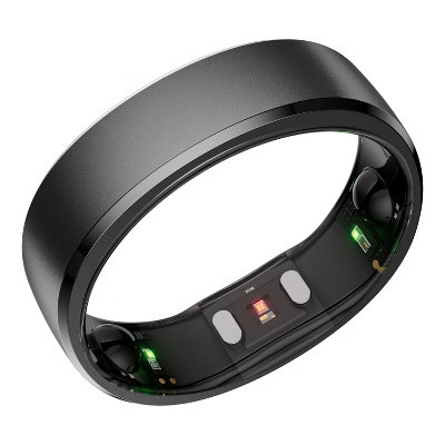 RingConn® Gen 2 Ultra-Thin Smart Ring with Sleep Apnea Monitoring and Health Tracking in Matte Black, Size: 6 | Target