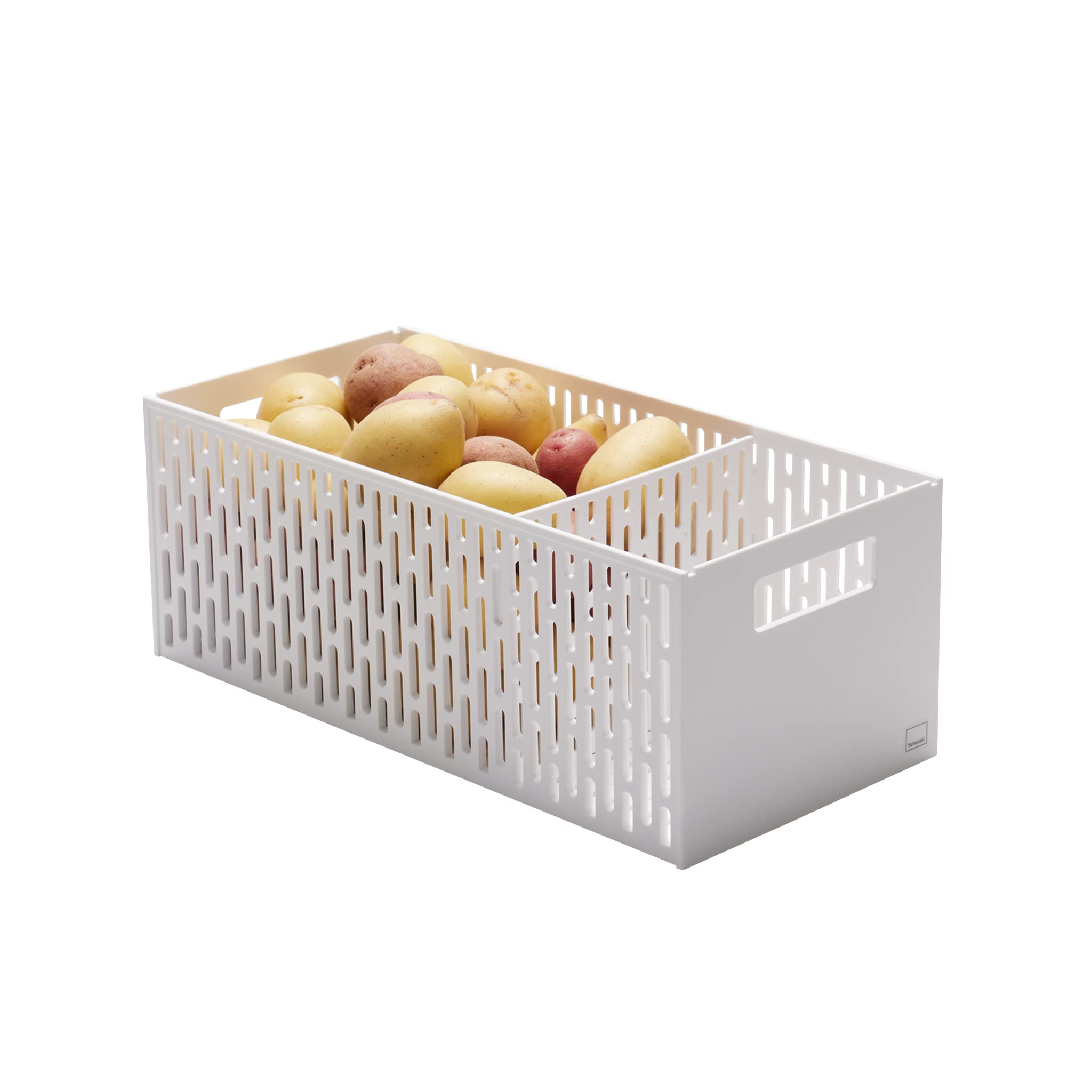 Yamazaki Home Stacking Baskets / Fruit Basket / Vegetable Basket ABS Plastic One Size White | Amazon (US)