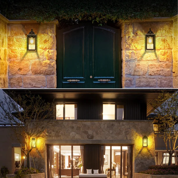 Outdoor Lights Fixture Wall Sconce - 2 Sets Porch Lights Outdoor Wall Lantern Decor for Exterior ... | Walmart (US)