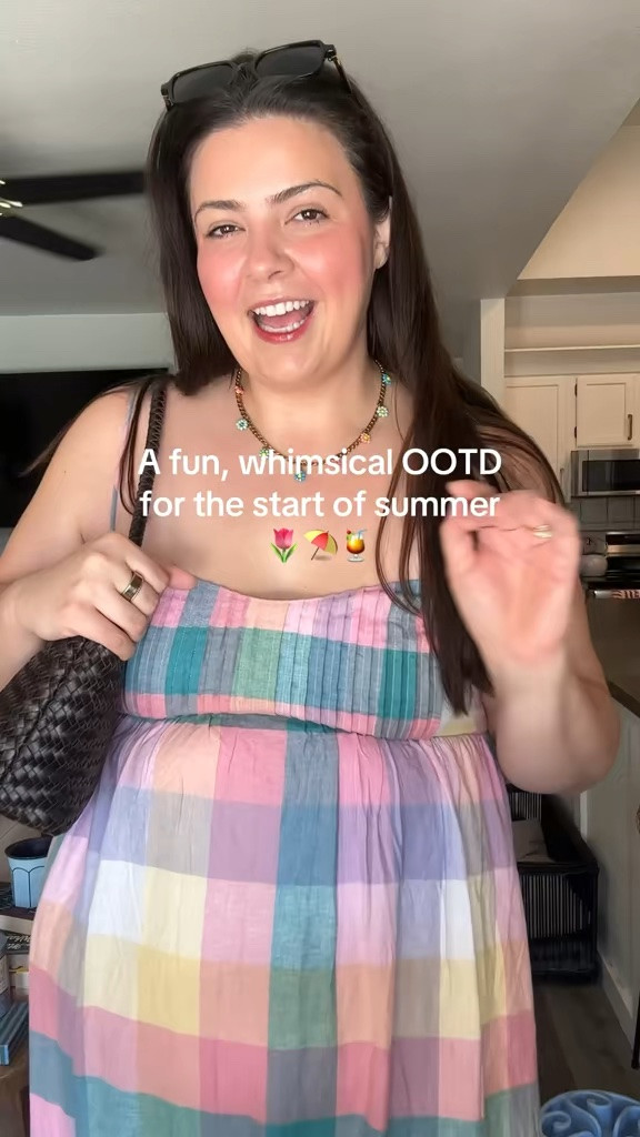 A fun outfit to hopefully manifest a fun thrifting day! I love a fun summer dress; maybe I’ll make a video of all of my favorite ones. Outfit details:
@Anthropologie dress
@madewell woven shoulder bag
@artdillo.eclectic bag charm
@Old Navy jelly flats
#OOTD #plussize #anthropologie #sundressseason #summeroutfits

#LTKootd