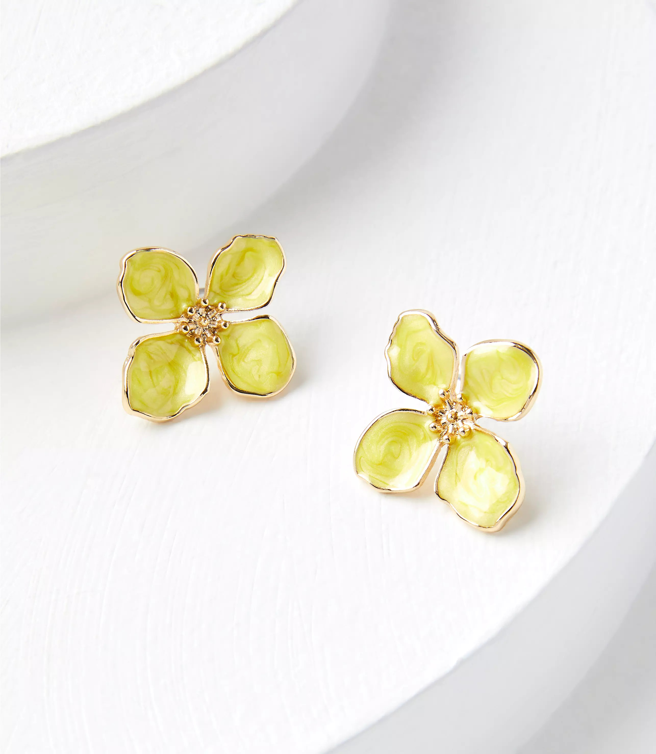 Oversized Flower Stud Earrings | LOFT