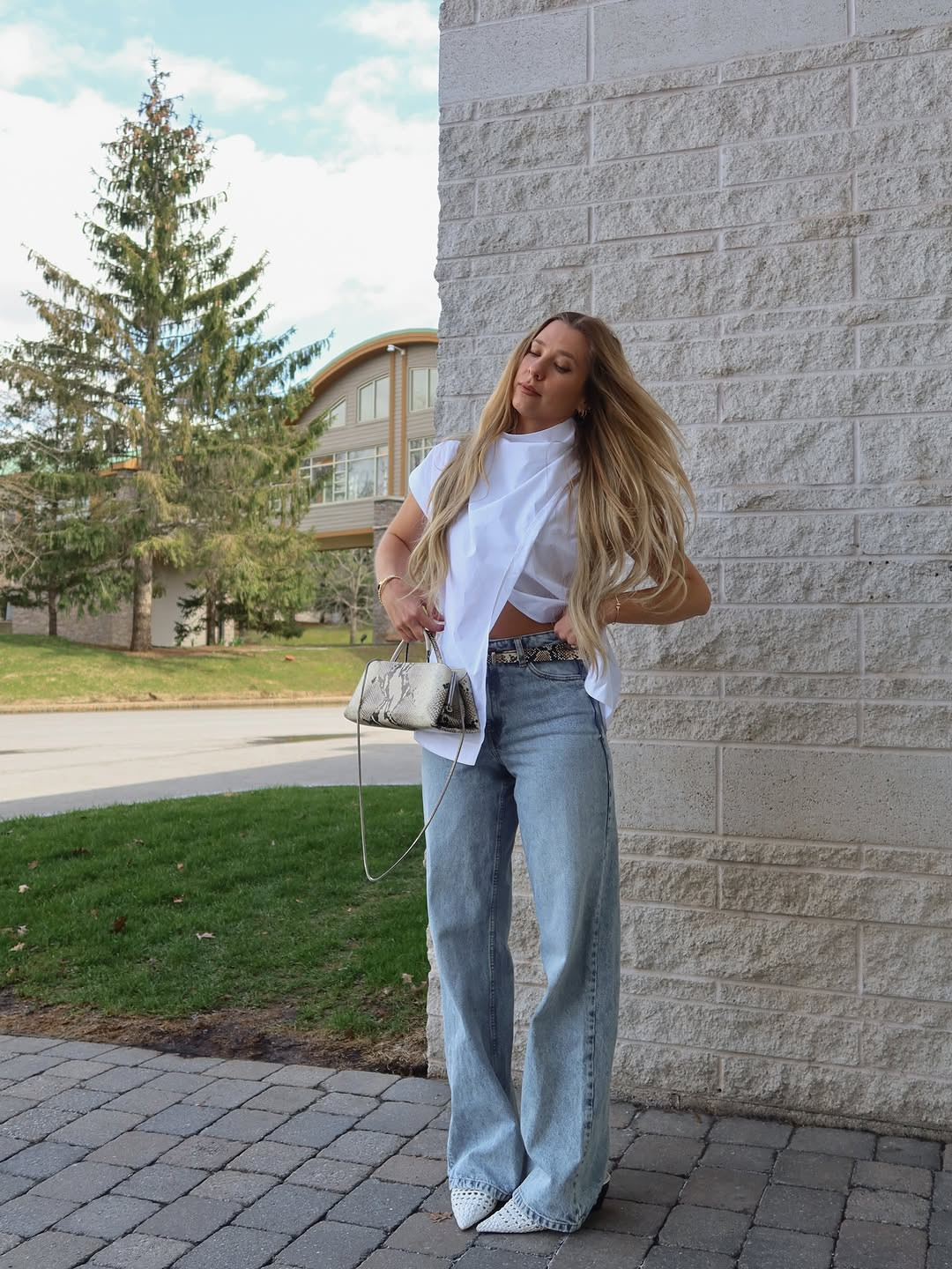 Effortlessly elevate the classic jeans and a top look with these essential pieces. This curated combination offers a timeless, put-together style perfect for any casual day out. Share with a friend and shop the exact look at the link in bio! #CasualStyle #JeansAndATop #EverydayOutfit 

 #LTKdayinmylife #LTKgrwm #LTKootd
