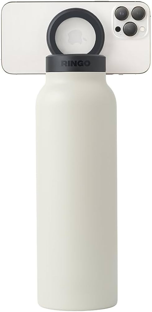 Ringo All-in-One Water Bottle, Tripod, & Magnetic Phone Mount: Stainless Steel Insulated Water Bo... | Amazon (US)