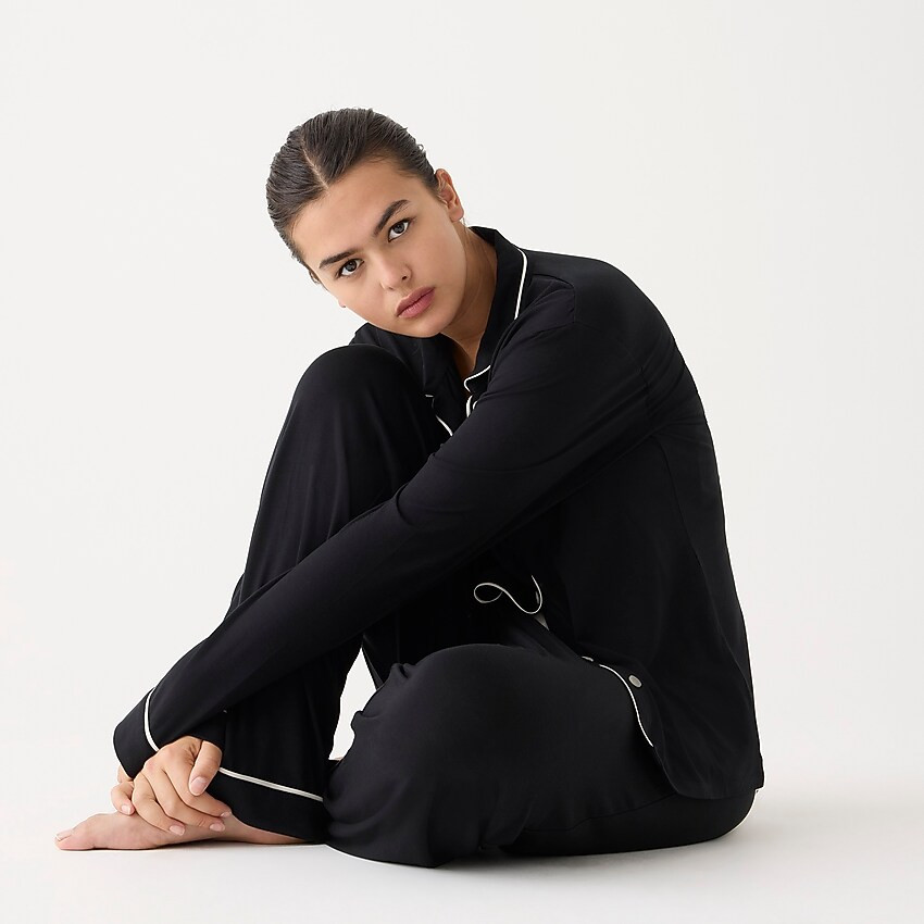 J.Crew: Eco Dreamiest Long-sleeve Pajama Set For Women | J. Crew US