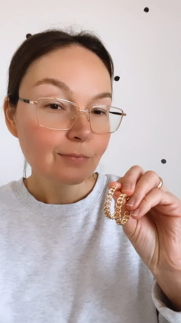 Chain hoop earrings ✨🛍️

#LTKstyletip #LTKunder50 #LTKFind