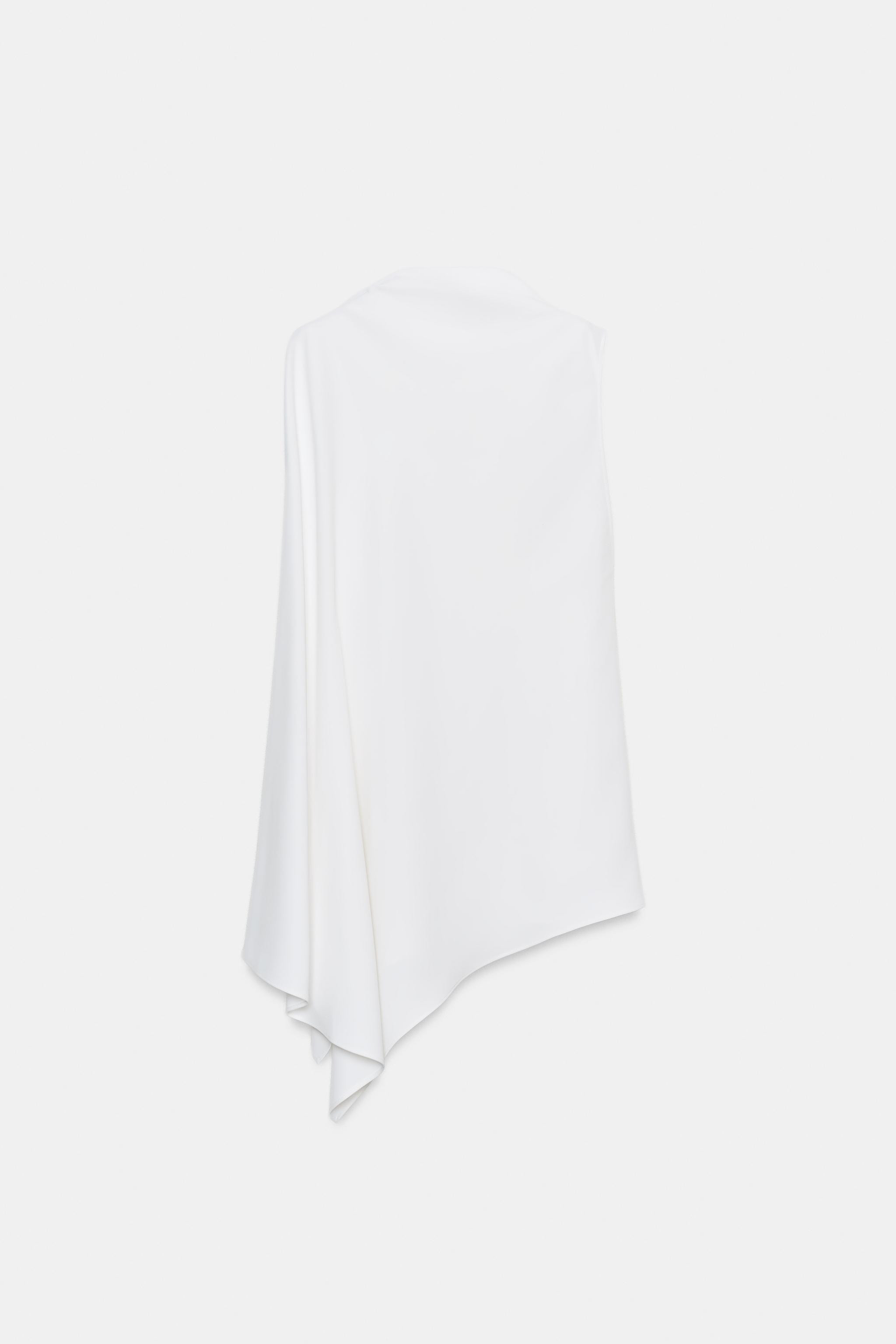 ZW COLLECTION ASYMMETRIC CAPE TOP | Zara US
