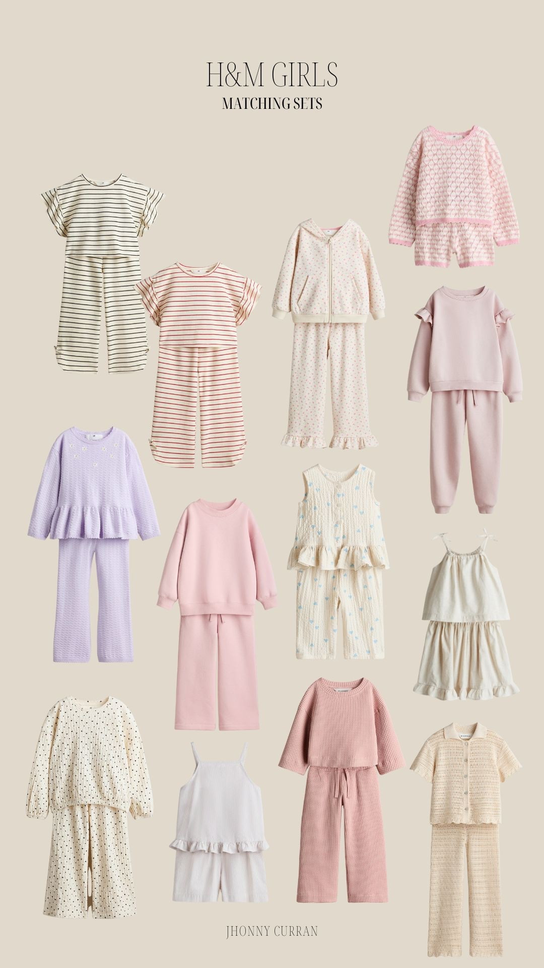 H&M matching sets for girls! 

#LTKKids