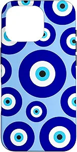 Evil eye Blue Phone Case Cover Case for iPhone 16 Pro | Amazon (US)