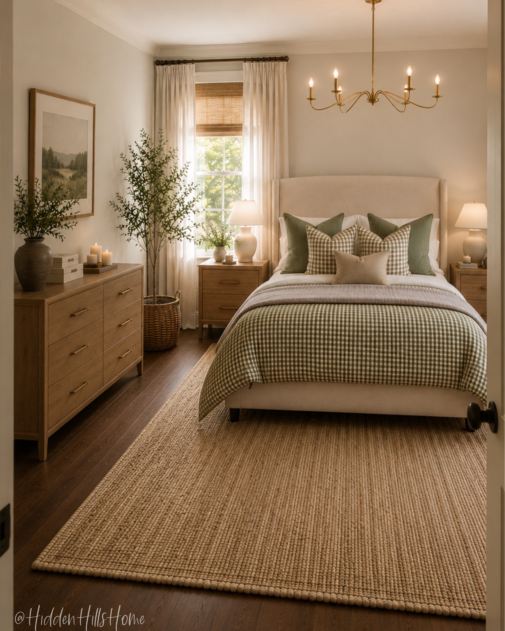 Bedroom design, Master bedroom decor, bedroom mood board, bedroom design, home decor idea, Tilly bed, nightstands, dresser decor, cozy neutral bedroom inspiration #bedroom