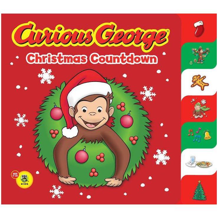 Curious George Christmas Countdown by Tish Rabe (Board Book) | Target