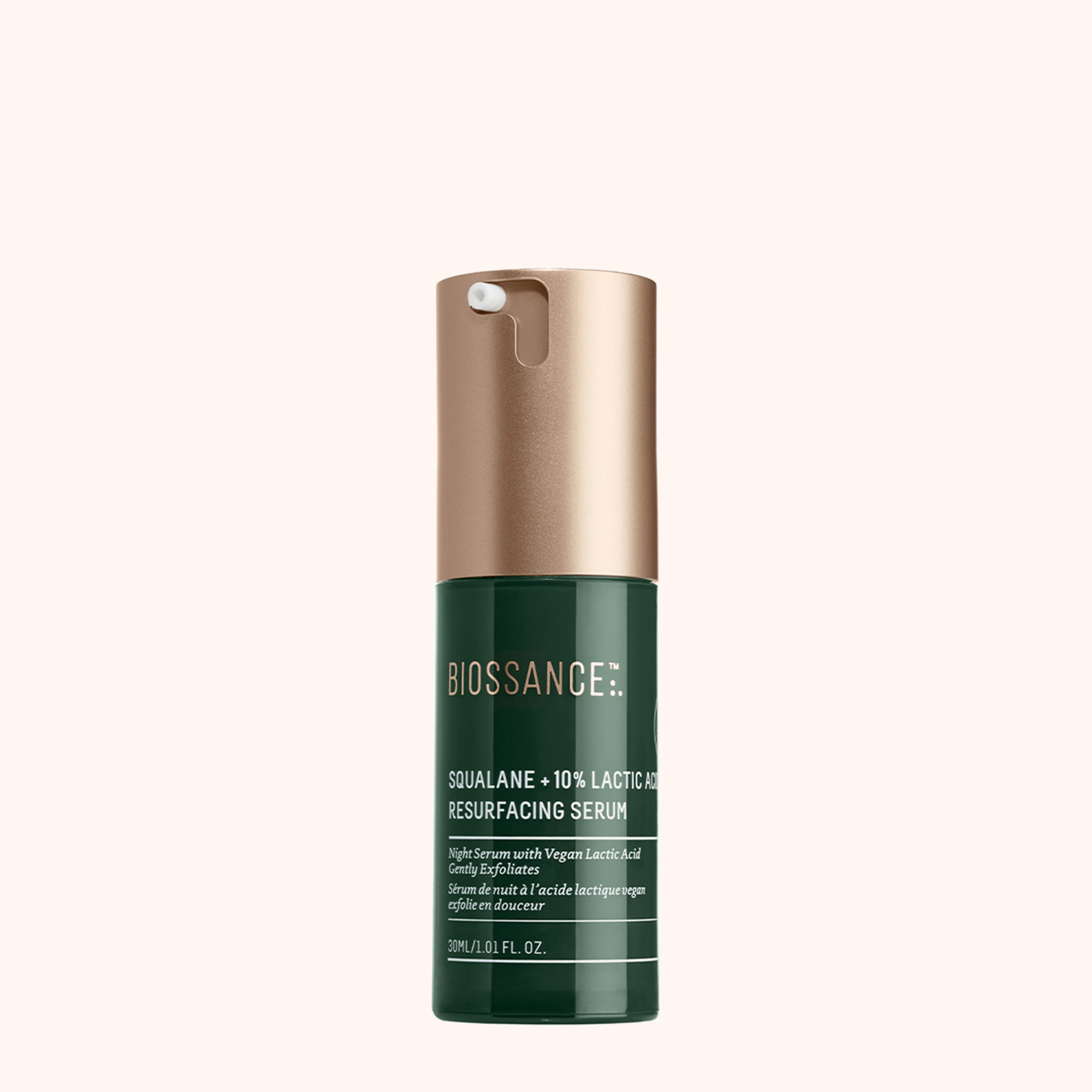 Squalane + 10% Lactic Acid Resurfacing Serum | Biossance | Biossance US