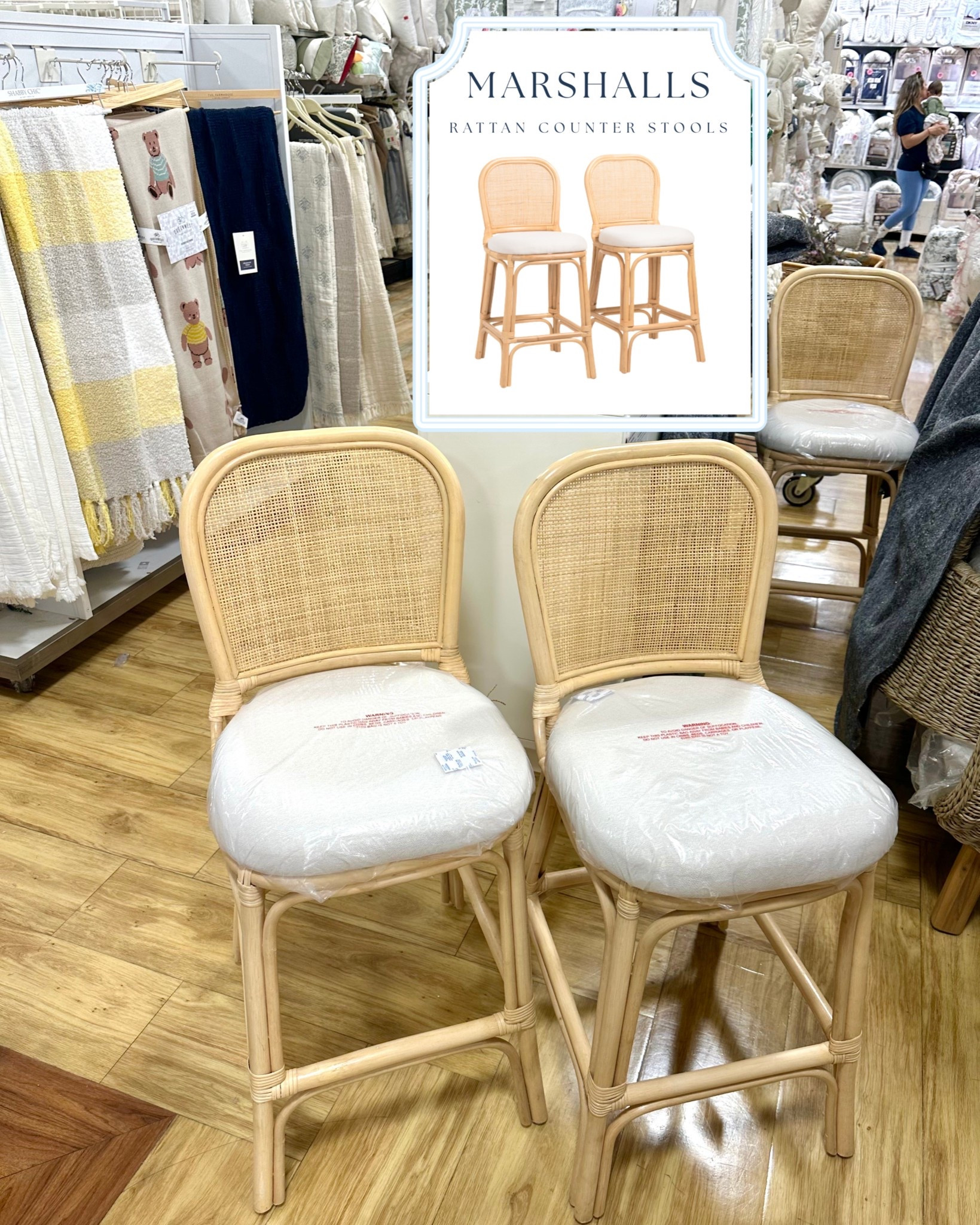 Rattan counter stools by Tahari available online!

Free shipping over $89, use code SHIP89

#LTKHome #LTKSaleAlert