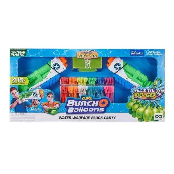 ZURU Bunch O Balloons Water Warfare Block Party Pack | Walmart (US)