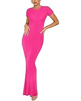 REORIA Women's Summer Sexy Lounge Tank Long Dress Elegant Sleeveless Halter Neck Bodycon Maxi Dre... | Amazon (US)