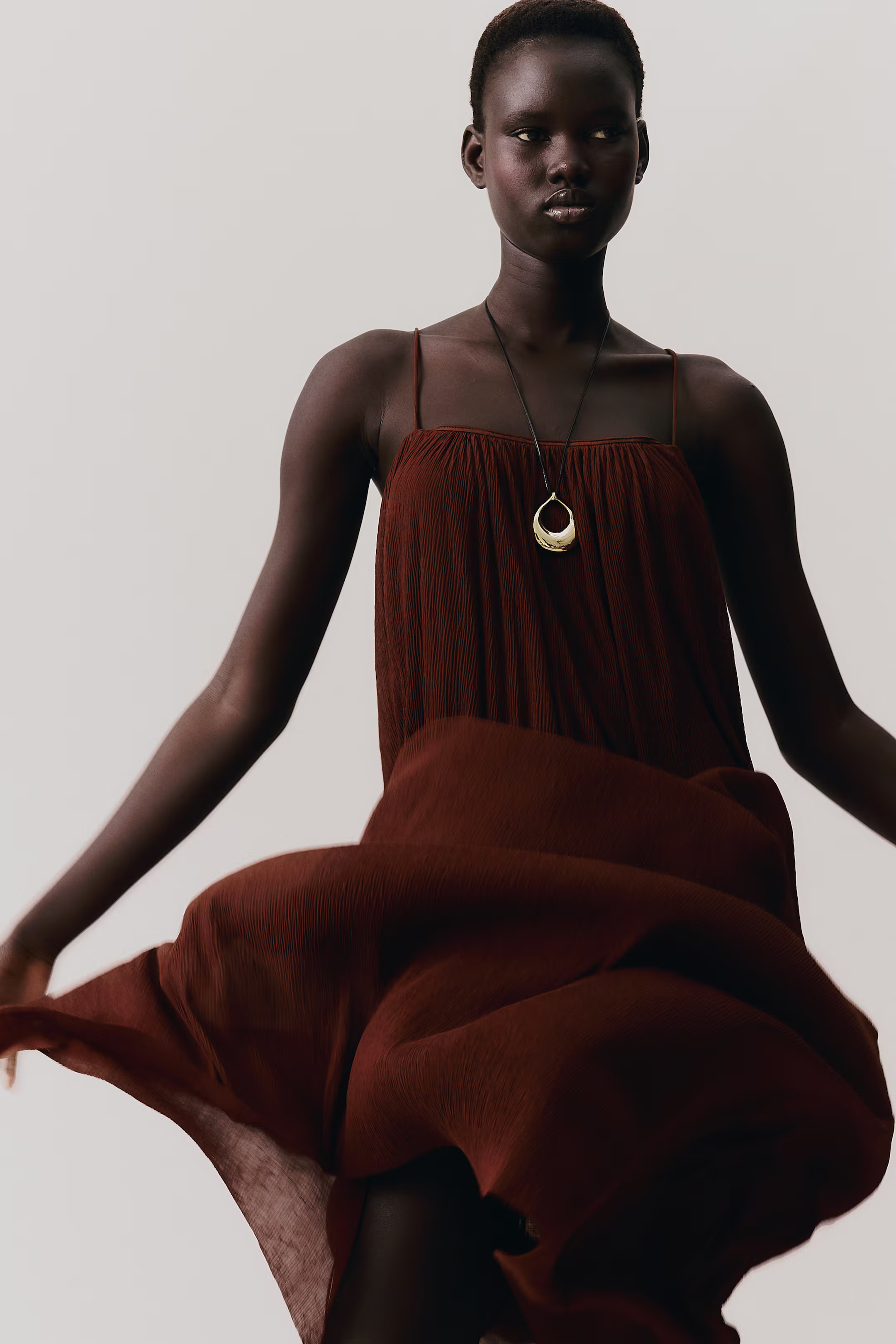 Plissé Strappy Dress | H&M (US + CA)