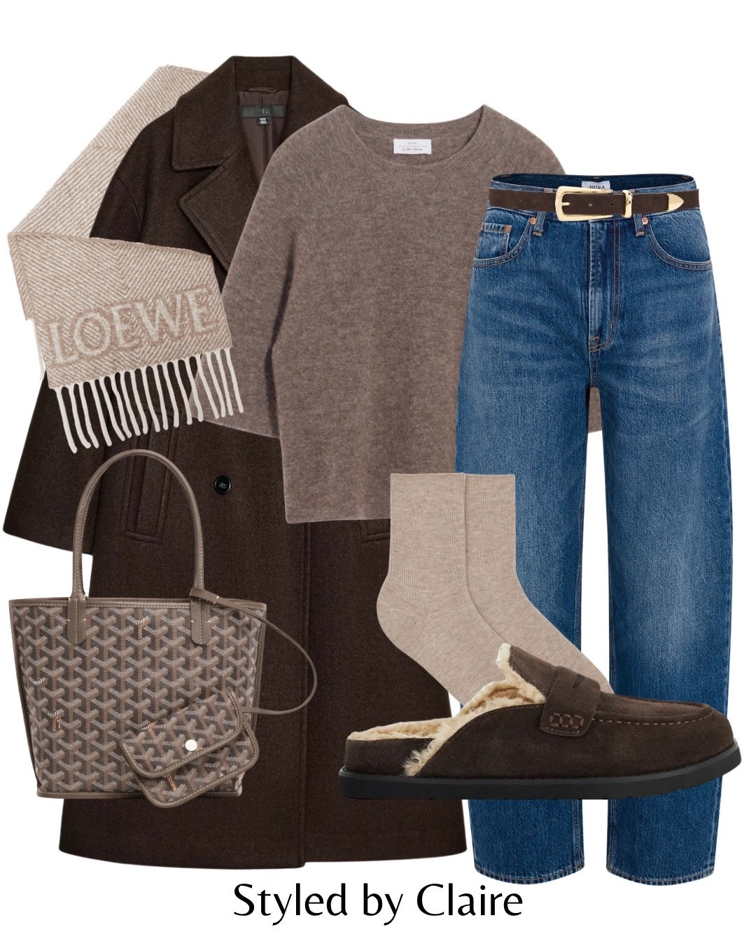 SHEARLING MULES🐻
Tags: soft oversized Zara coat chocolate brown collar maxi alpaca knit blend knitted top taupe mocha H&M pistola denim jeans barrel navy suede belt revolve loafers Teddy dune London viral trending Loewe scarf wool goyard tote bag fashion winter inspo outfit ideas chic women’s style city break capsule wardrobe elevated basics 

#LTKstyletip #LTKwinter #LTKshoes
