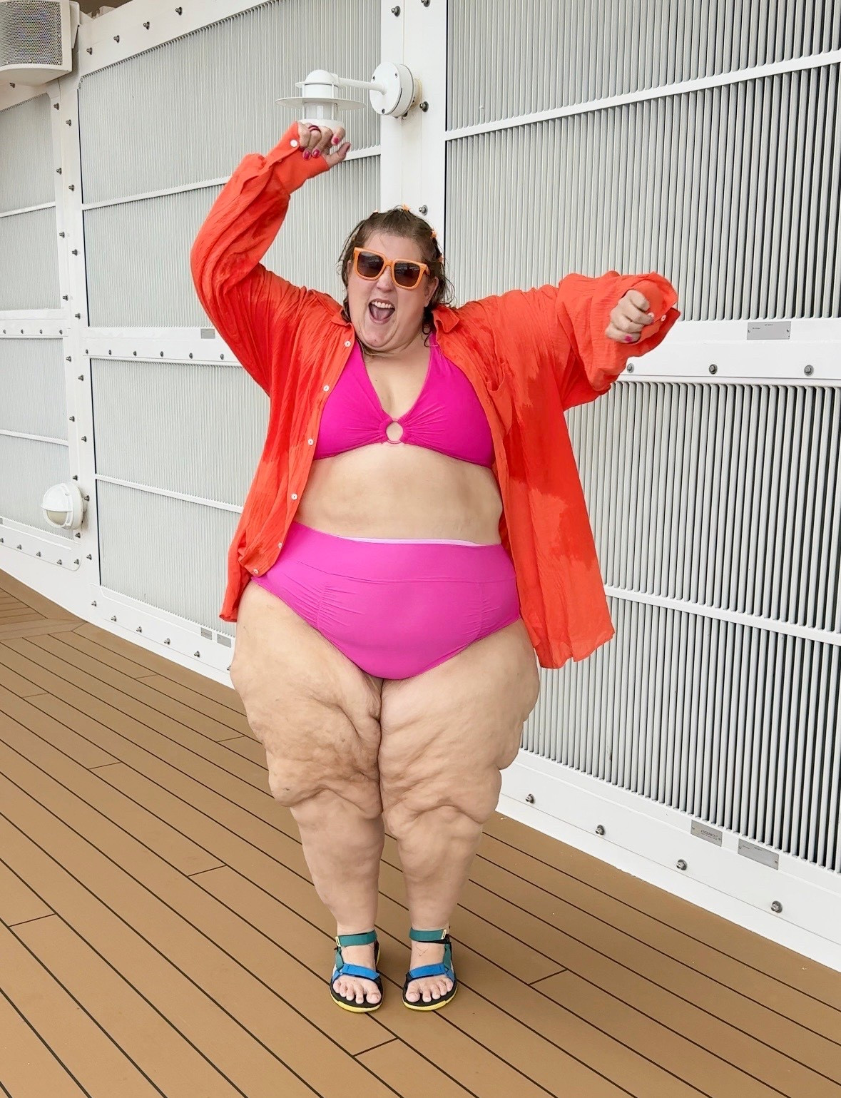 I spent so much time in the pool - I have no regrets  

#LTKPlusSize #LTKSwim #LTKSeasonal