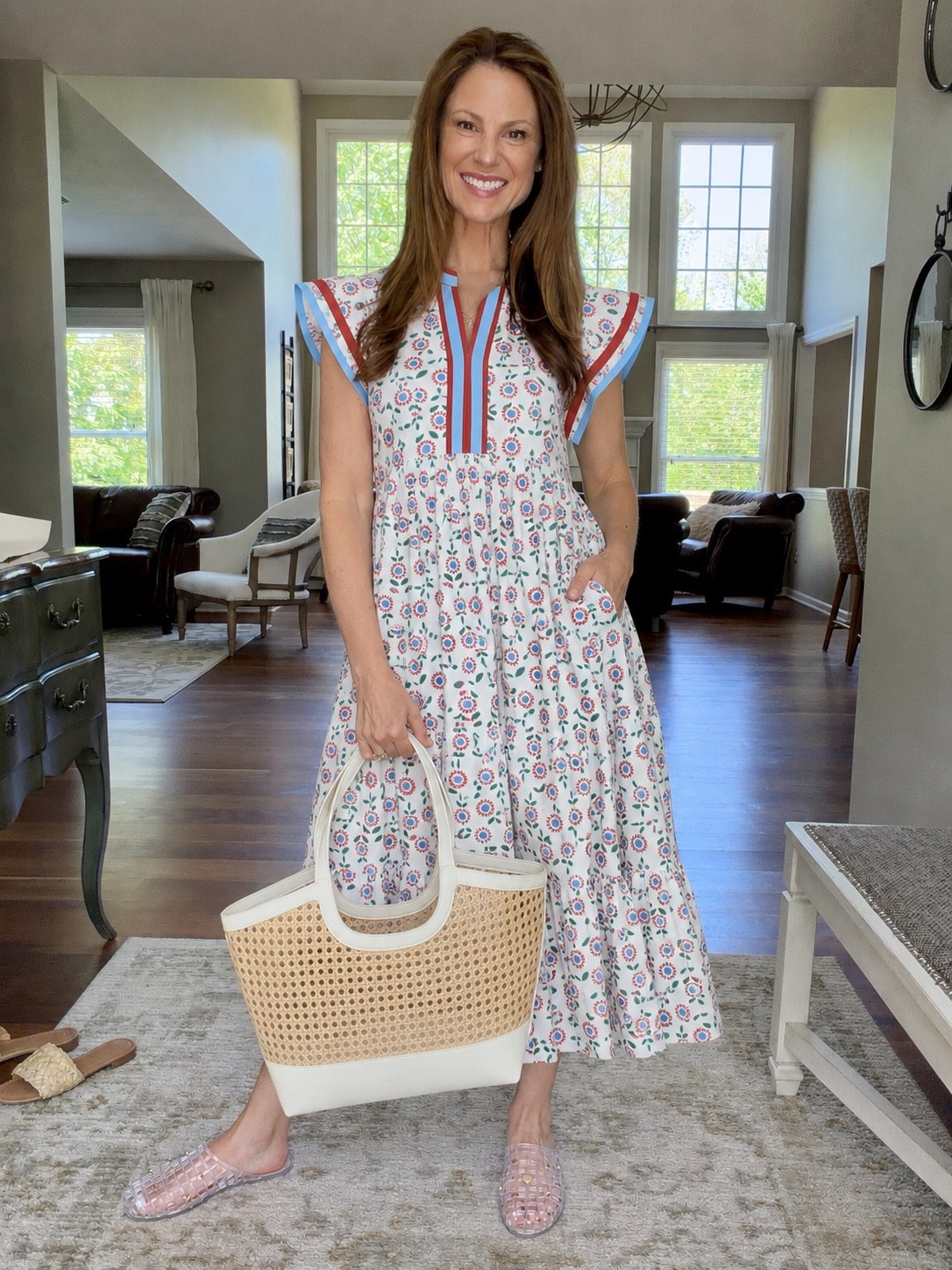 Summer dress 2026 | Petite-friendly dresses | Vacation outfit

This blue beauty is giving effortless, polished, and easy all at once 💙 The prettiest print, lightweight feel, pockets (!!), and such a flattering fit for petites. Perfect for brunch, vacation, baby showers, or those days you want to look put together without overthinking it.

#LTKWorkwear #LTKPetite #LTKootd