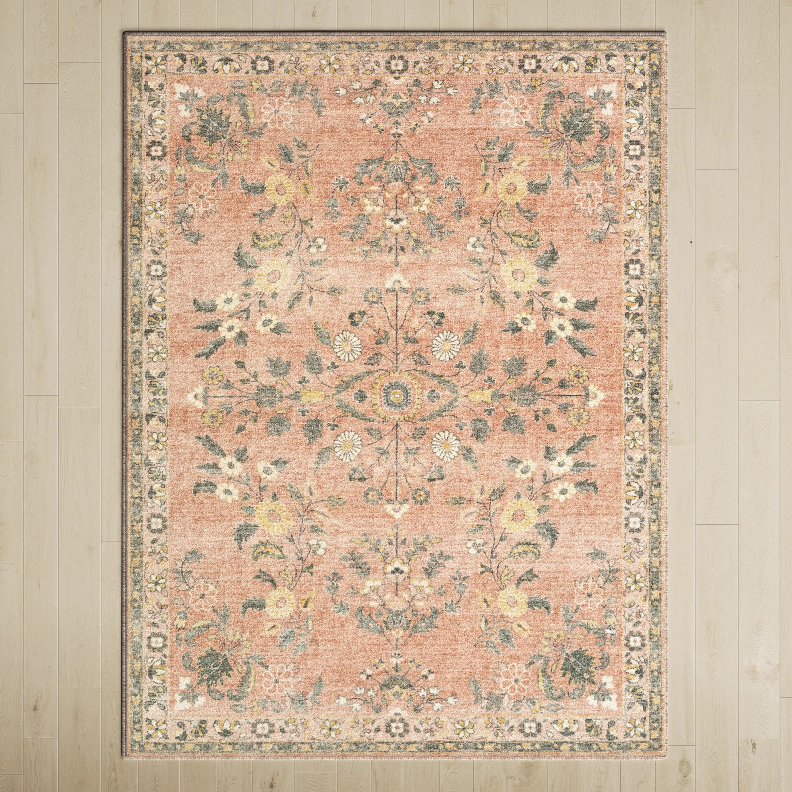 Berger Performance Pink/Gray Rug | Wayfair North America