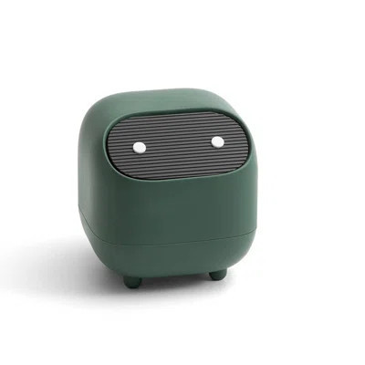 Mini Cute Ninja Desktop Trash Can With Lid, Small Trash Can Office Plastic Trash Can | Wayfair North America
