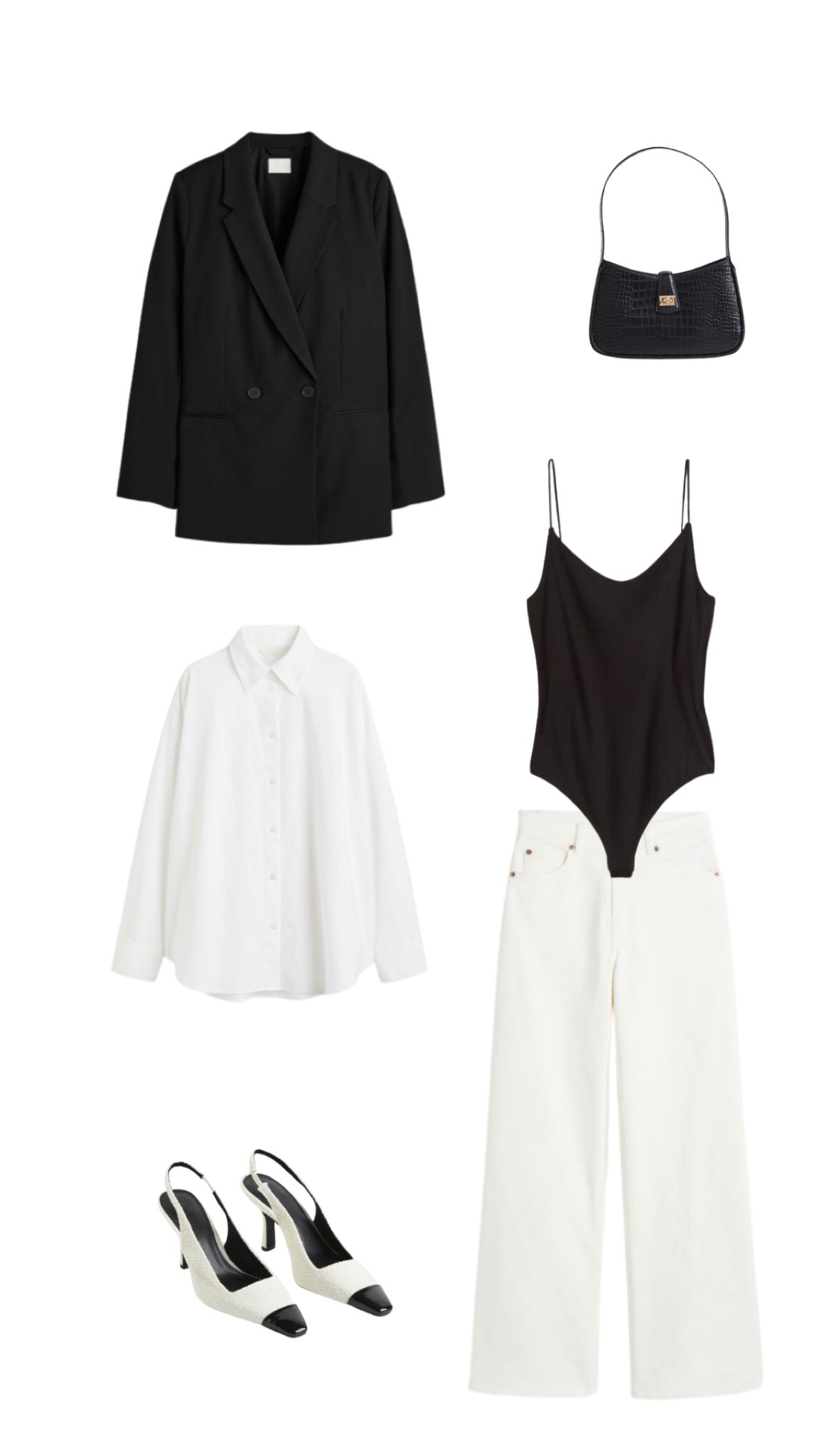 Black and white look