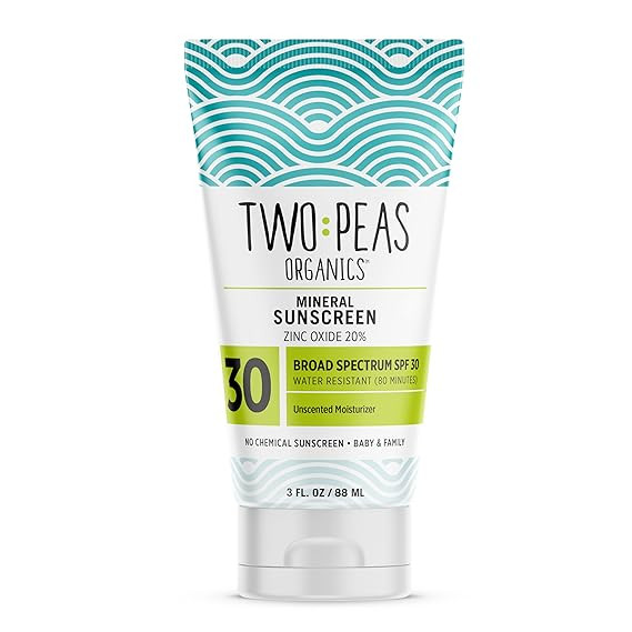 Two Peas Organics - All Natural Organic Sunscreen Lotion - Coral Reef Safe - Baby, Kid & Family F... | Amazon (US)