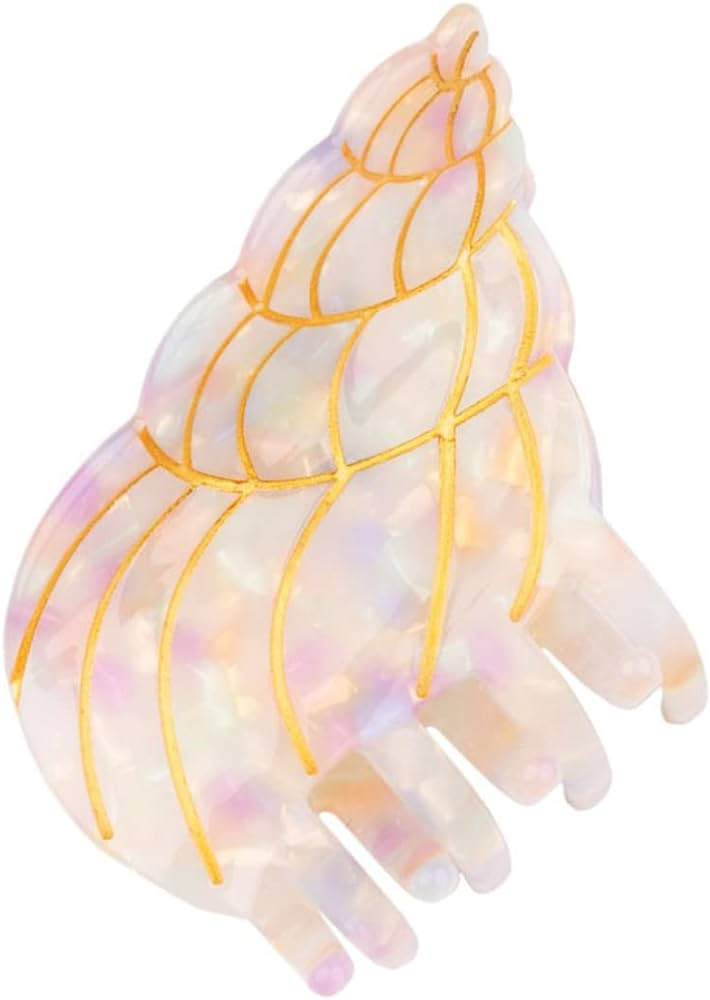 Conch Claw Clip,Dog Claw Clip,Acetate Hair Clips,Small Claw Clips for Women | Amazon (US)