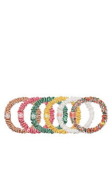 slip Skinny Scrunchies 6 Pack In La Dolce Vita from Revolve.com | Revolve Clothing (Global)