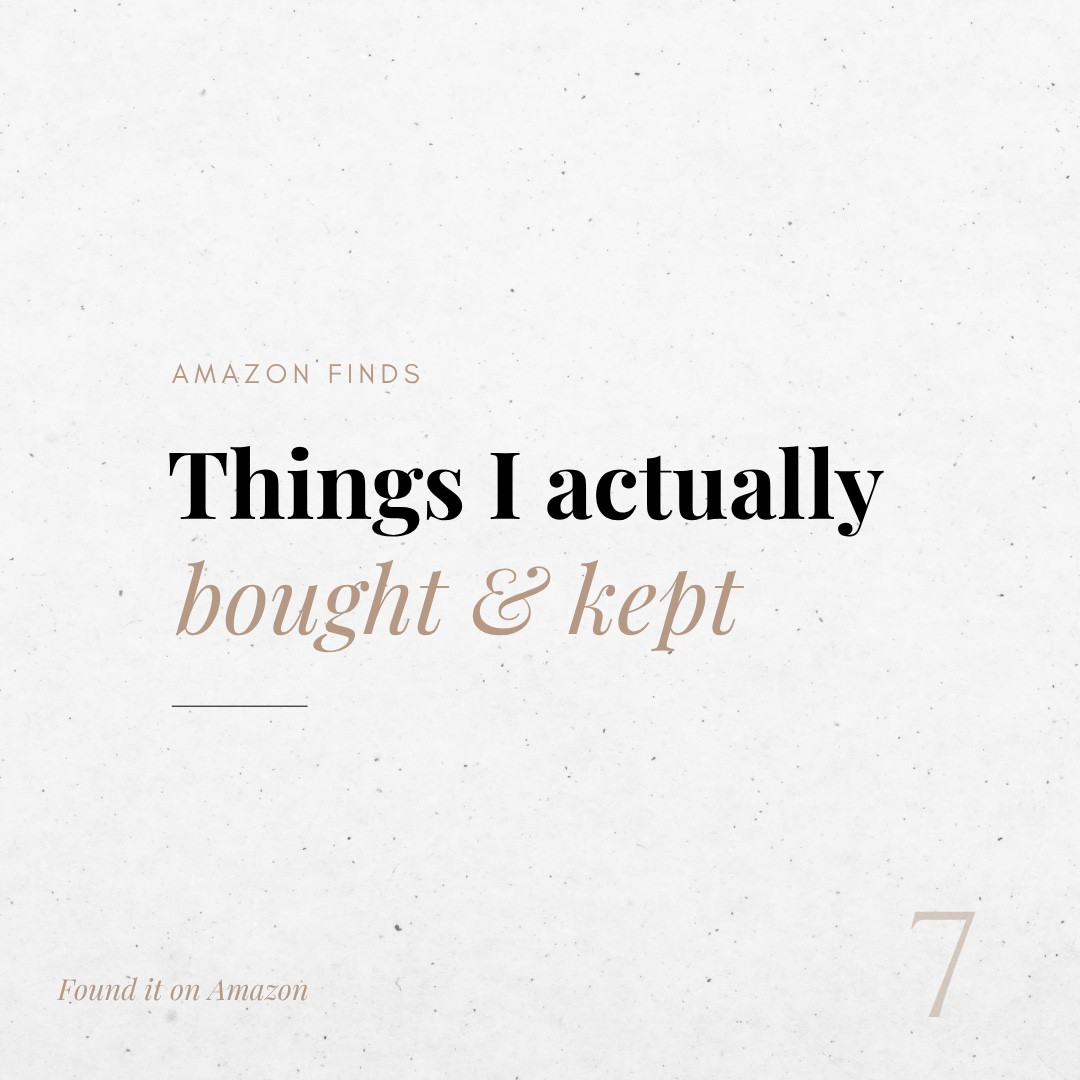 Amazon products I actually bought and kept

#LTKSaleAlert #LTKHome