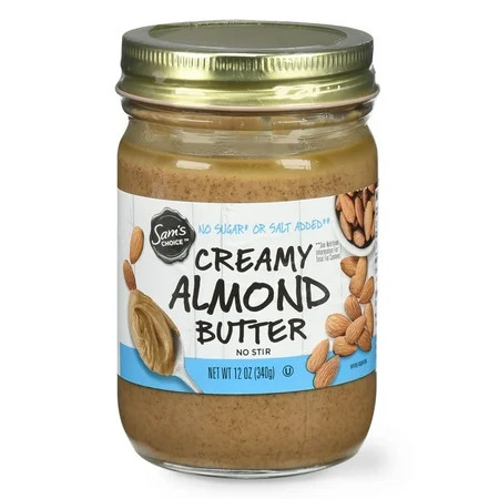 Sam's Choice Creamy Almond Butter, 12 oz | Walmart Online Grocery