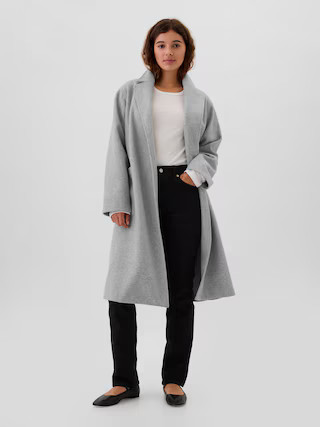Relaxed Wrap Topcoat | Gap Factory