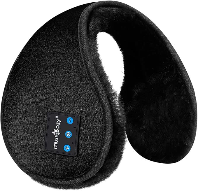 MUSICOZY Bluetooth Headphones Earmuffs Ear Warmers Wireless Headphones Earmuffs, Built-in HD Spea... | Amazon (US)