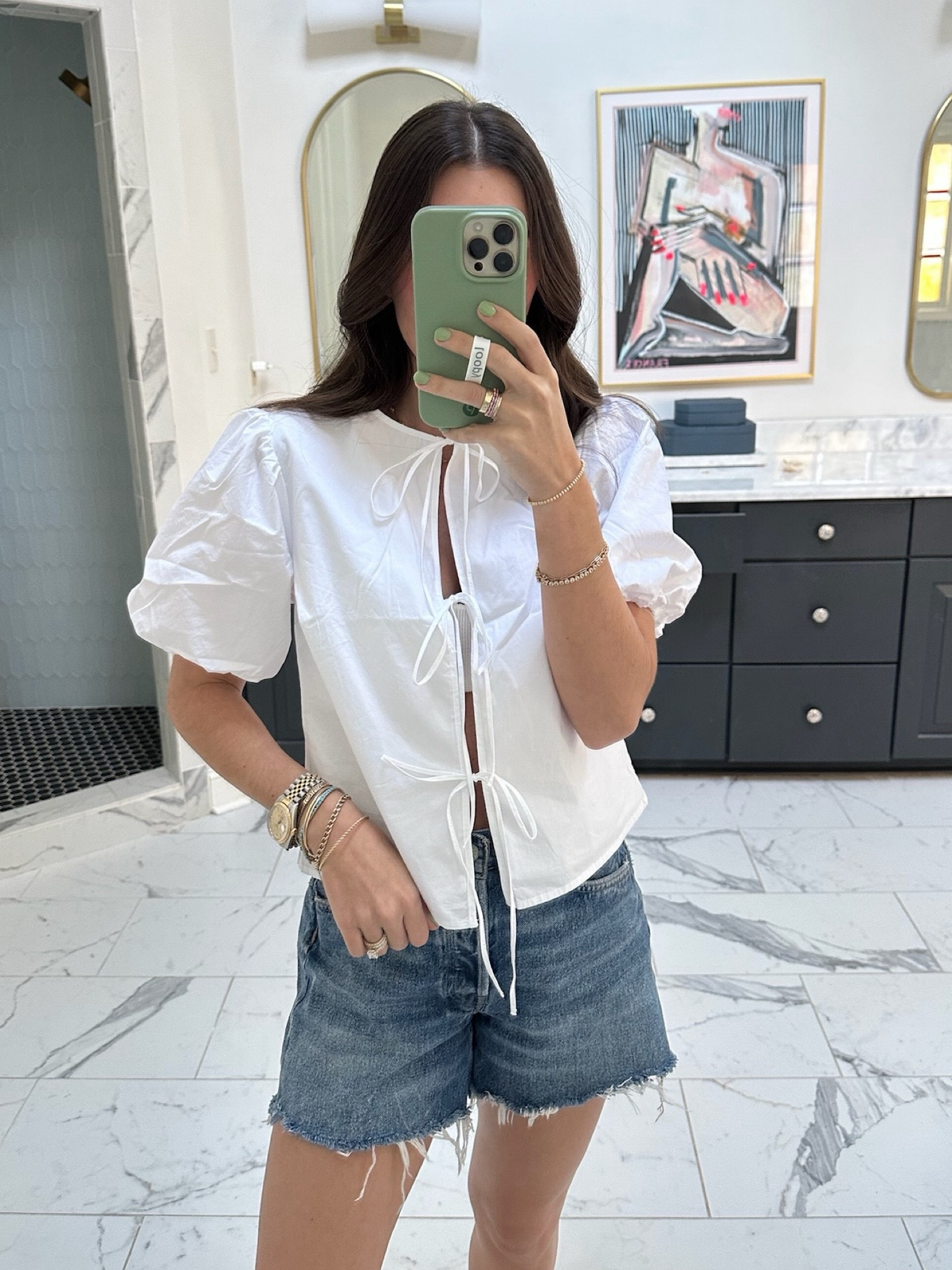 Presidents’ Day sale alert! Love the ties on this top and it’s $40 right now! It comes in 5 color options! 

#LTKSeasonal #LTKSaleAlert #LTKStyleTip