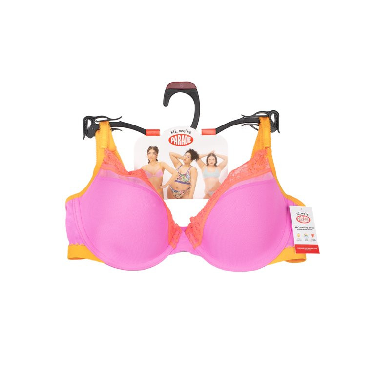 Parade Mesh Lace Underwire Demi Bra, Sizes XS to 3XL | Walmart (US)