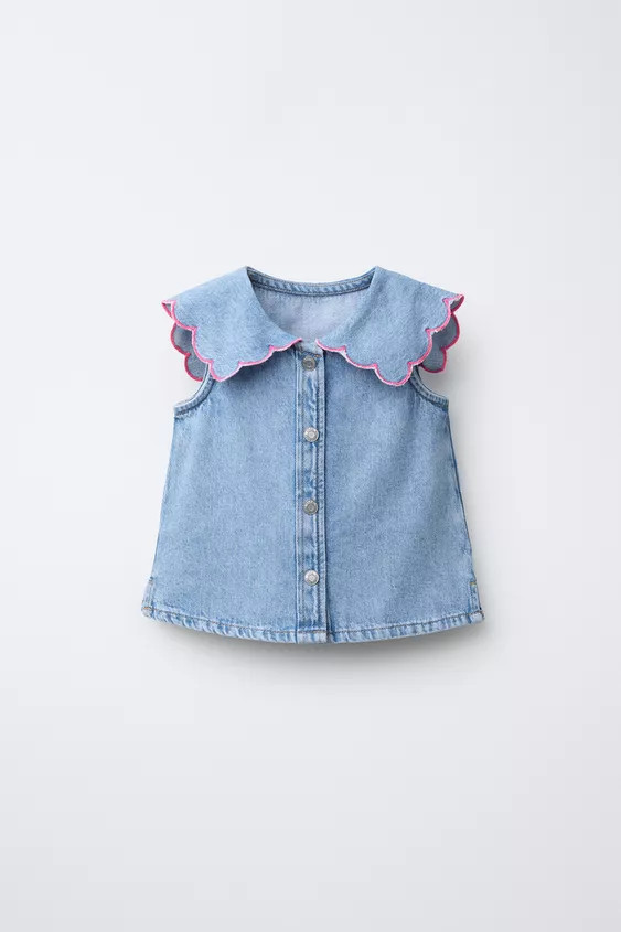 WAVE HEM MOM FIT TWILL SHORTS | Zara US