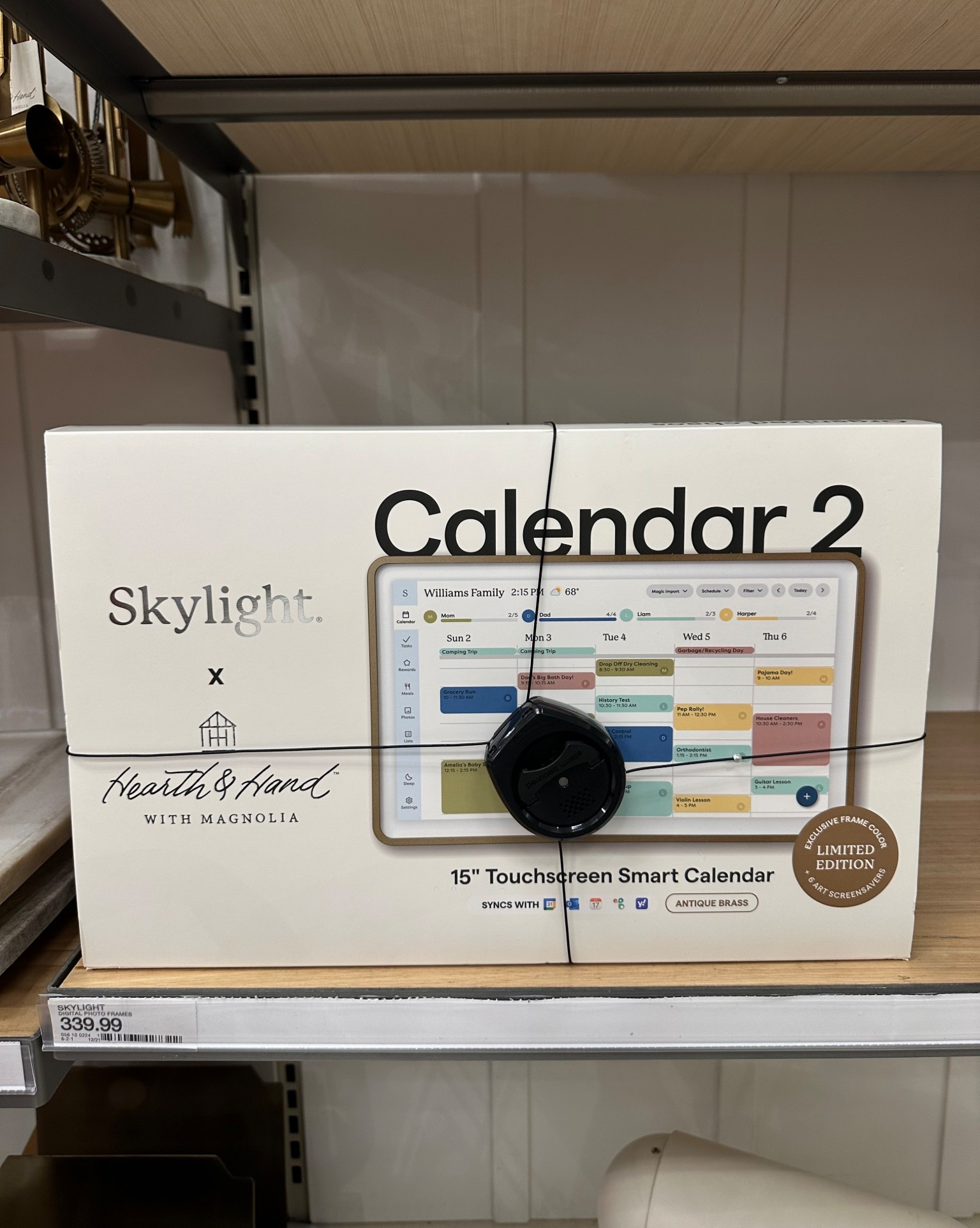 ✨ Elevate your home organization with this stunning digital family calendar ✨
The Skylight 15” Digital Calendar Touchscreen in Antique Brass by Hearth & Hand™ with Magnolia blends modern tech with timeless design. Perfect for busy families, home offices, and stylish command centers—sync schedules, reminders, and to-do lists all in one beautiful display. Functional, elegant, and a total game-changer for staying organized without sacrificing your aesthetic.

🖤 Touchscreen display
🖤 Syncs family schedules in real time
🖤 Antique brass frame for elevated home decor
🖤 Perfect for kitchens, entryways & offices
-

👉 Worth every penny for stress-free scheduling—tap to shop and upgrade your home organization.

-
Skylight digital calendar
15 inch digital family calendar
Touchscreen wall calendar
Smart family planner
Digital home organizer
Antique brass home decor
Hearth and Hand Magnolia decor
Joanna Gaines style home
Kitchen command center
Modern farmhouse organization
Smart calendar for families
Home office organization ideas
-

#LTKValentine
#LTKdayinmylife
#LTKgrwm
#LTKootd
#LTKfitnessgoals
#LTKmomlife
#LTKmorningroutine
#LTKselfcare

#LTKstorytime
#LTKfoodie
#LTKvlog
#LTKSeasonal
#LTKActive
#LTKU
#LTKOver40
#LTKHome
#LTKSaleAlert
#LTKMidsize
#LTKPetite
#LTKPlusSize
#LTKTall
#LTKBeauty
#LTKWorkwear
#LTKTravel
#LTKBaby
#LTKBump
#LTKKids
#LTKMens
#LTKWedding