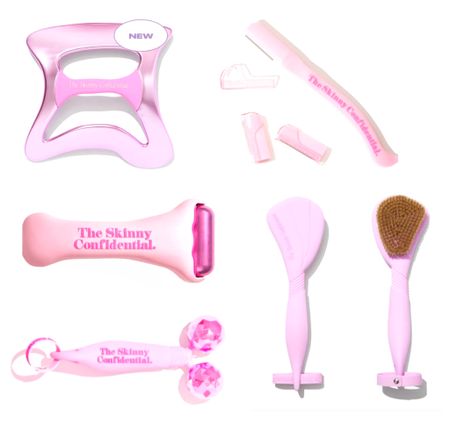 Pink Power ⚡️💖 … shared The Skinny Confidential Ice Roller and Dry Brush in my round ups of January faves. This dry brush is amazing - super cute in your bathroom and has amazing grip and brushes that are perfect strength but still soft enough that you want to use. 

#LTKGiftGuide #LTKbeauty #LTKfitness