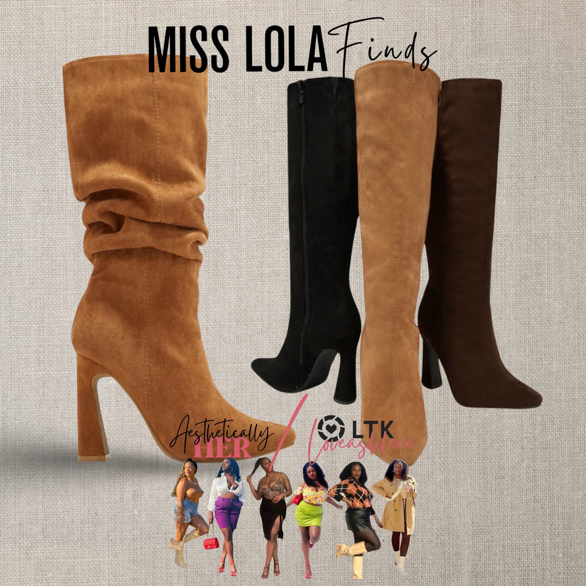 Get ready to turn heads this fall with these gorgeous suede boots from Miss Lola! 🍂✨ The perfect blend of comfort and style for all your autumn adventures. Use code **NEWSZN** for a discount! #SuedeBoots #MissLola #FallFootwear #BootSeason #SuedeStyle #FallFashion #NEWSZN #ChicAndCozy

#LTKSeasonal #LTKFindsUnder100 #LTKFallSale