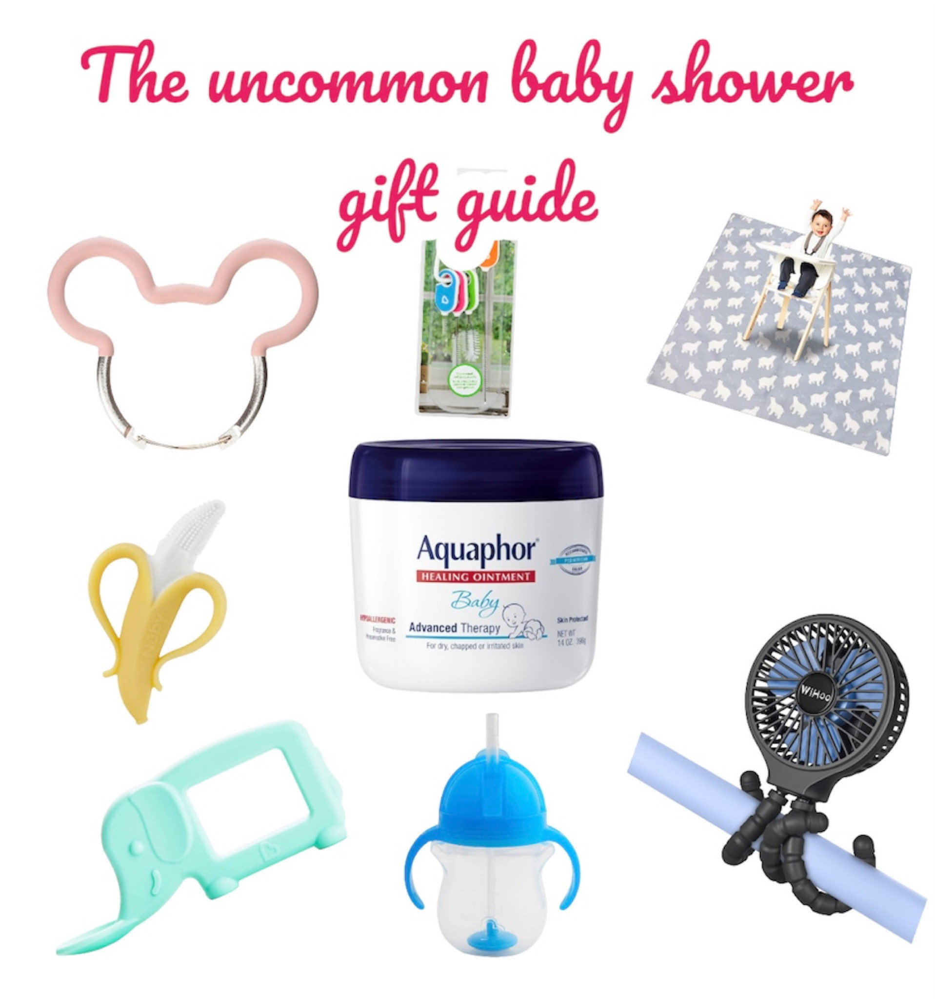 Putting together a gift for a new baby can be tough, but lets face it EVERYONE gifts clothing and diapers. If they don’t have a registry its hard to choose a gift. This guide will show you uncommon but Frequently used baby items that every new parent needs for all stages! From Birth to 18 months. 

#LTKGiftGuide #LTKbaby #LTKunder50