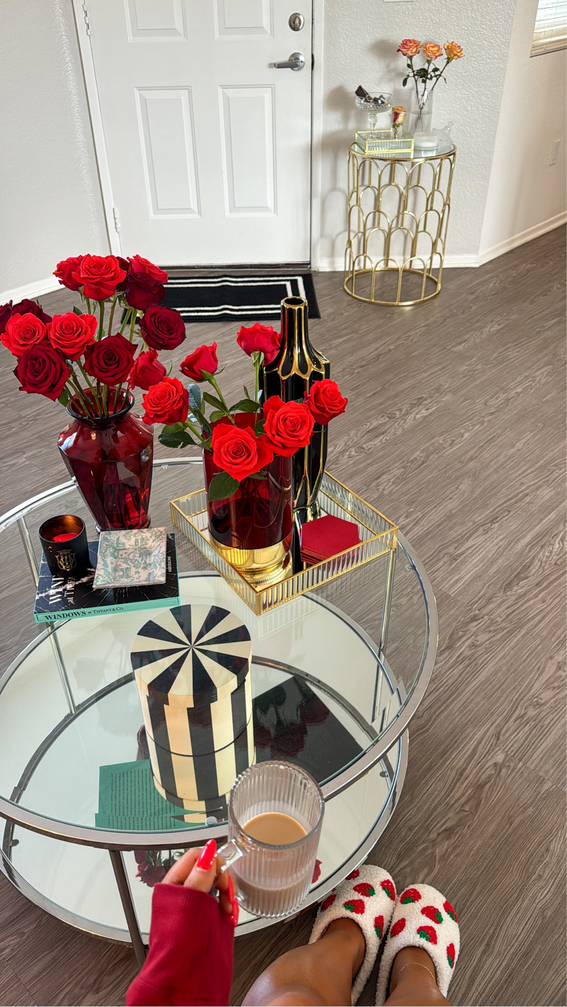 Strawberry slippers 🍓
Coffee table
Amazon slippers
Home decor 
Apartment decor 
Coffee table decor 

#LTKstyletip #LTKhome