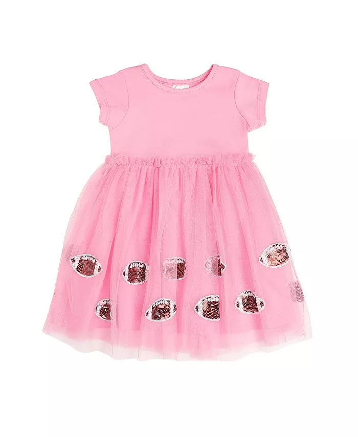 Sweet Wink Toddler Girls Football Sequin Short Sleeve Tutu Dress - Macy's | Macy's