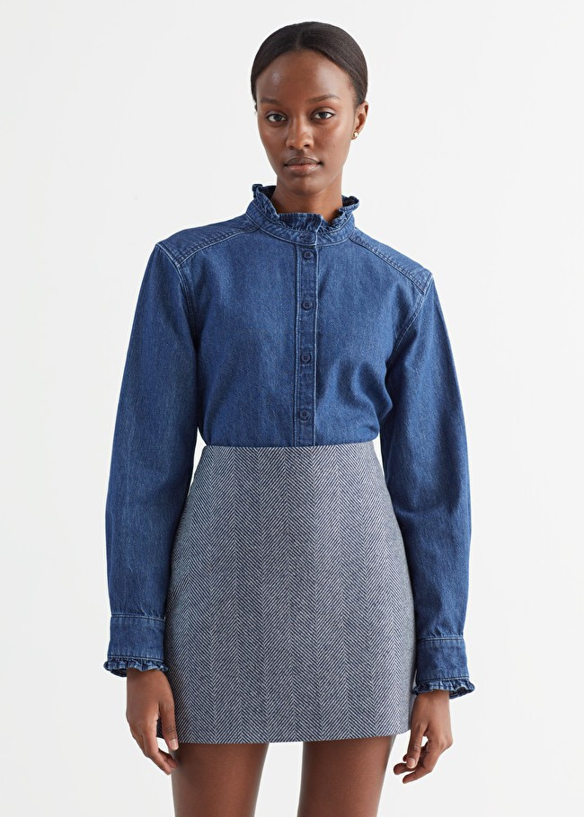 Ruffled Denim Shirt | & Other Stories (EU + UK)