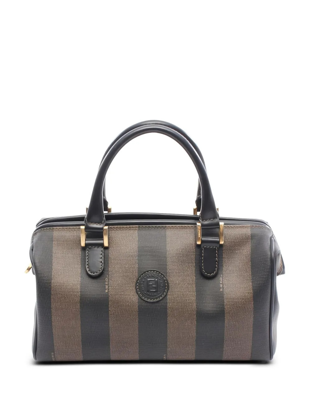 Fendi Pre-Owned 00s stripe-pattern handbag - Brown | Farfetch Global