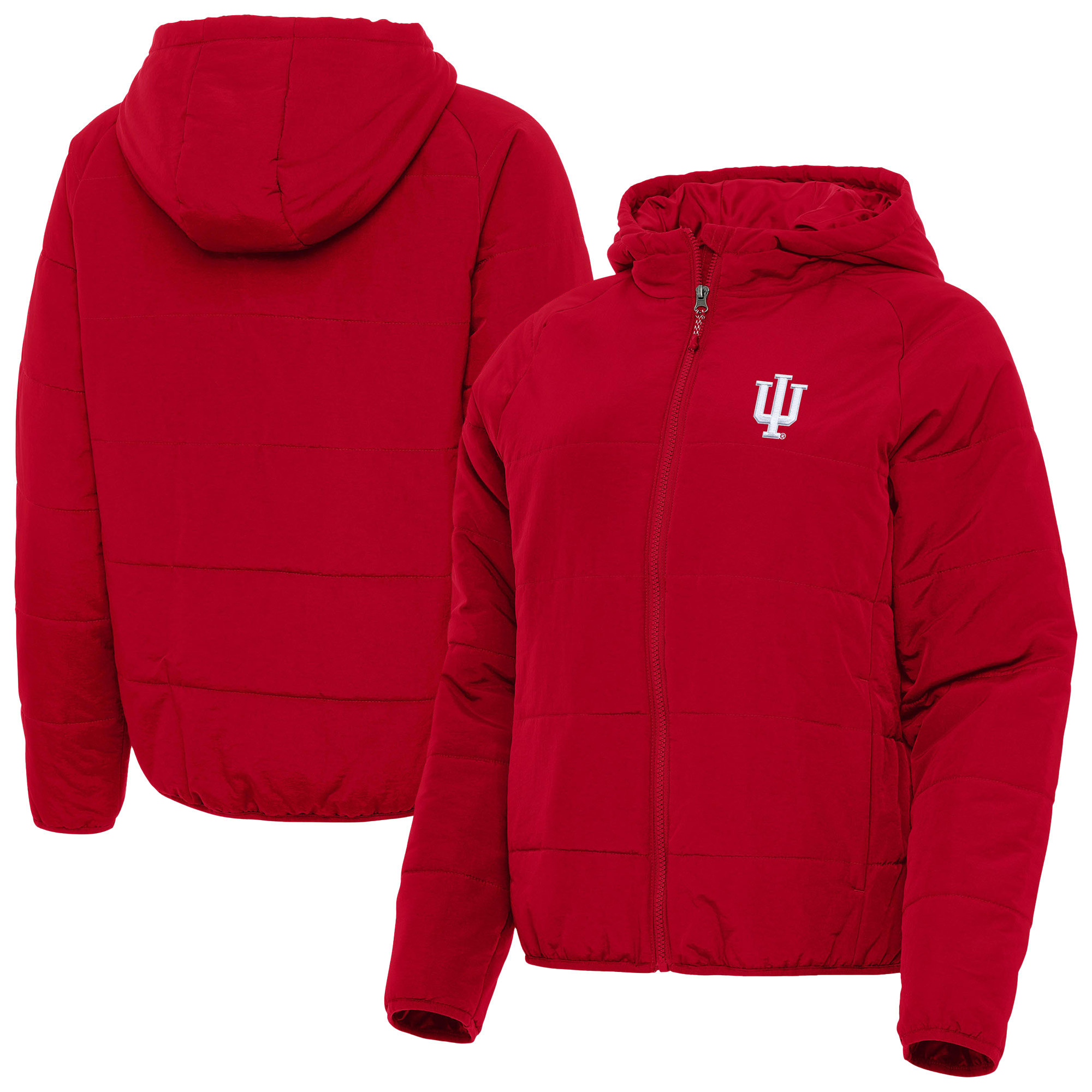 Women's Antigua Crimson Indiana Hoosiers Universe Full-Zip Hoodie Jacket | Fanatics