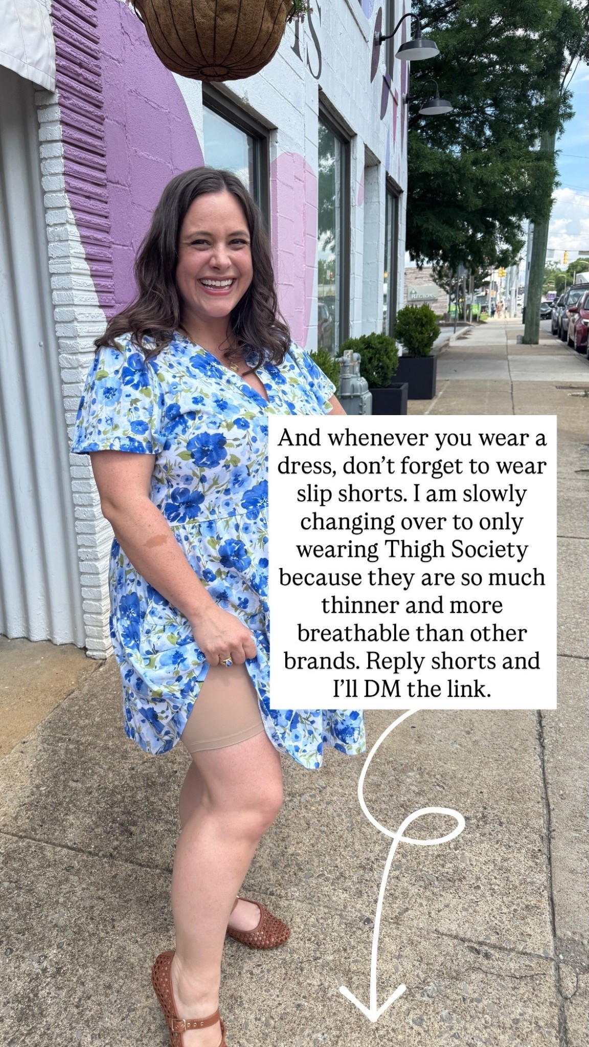 And whenever you wear a dress, don’t forget to wear slip shorts. I am slowly changing over to only wearing Thigh Society because they are so much thinner and more breathable than other brands.

#LTKdayinmylife #LTKOver40 #LTKPetite